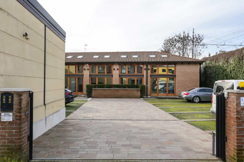 Main gate and car-park